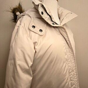 DKNY Ivory Winter Jacket Size M